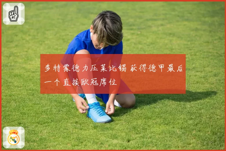 多特蒙德力压莱比锡 获得德甲最后一个直接欧冠席位